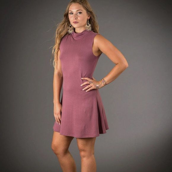 🦋 Turtle Neck Dress - Organic and Fair Trade - NWT - Picture 3 of 5